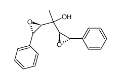 (1S,2R,4R,5S)-1,2,4,5-Diepoxy-3-methyl-1,5-diphenylpentan-3-ol Structure