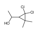 dichloro-1,1 dimethyl-2,2 (ethanol-1')-3 cyclopropane Structure