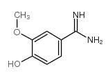 4-HYDROXY-3-METHOXY-BENZAMIDINE picture