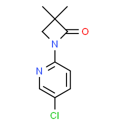 1-(5-CHLORO-2-PYRIDINYL)-3,3-DIMETHYL-2-AZETANONE structure