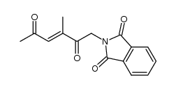 3-Methyl-1-phthalimidohex-3-ene-2,5-dione结构式