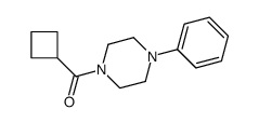 cyclobutyl-(4-phenylpiperazin-1-yl)methanone Structure