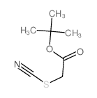 tert-butyl 2-thiocyanatoacetate结构式