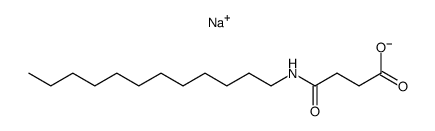 Sodium; 3-dodecylcarbamoyl-propionate结构式