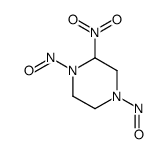 2-nitro-1,4-dinitrosopiperazine Structure