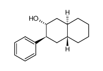 (3ax)-hydroxy-(4ax)-phenylbicyclo[4.4.0]decane Structure