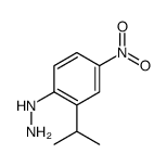 (2-Isopropyl-4-nitrophenyl)hydrazine Structure