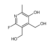 6-fluoro-4,5-bis(hydroxymethyl)-2-methylpyridin-3-ol Structure