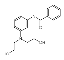 3-Benzamidophenyliminodiethanol structure