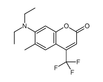 7-(diethylamino)-6-methyl-4-(trifluoromethyl)chromen-2-one Structure