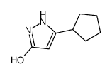 5-cyclopentyl-1,2-dihydropyrazol-3-one Structure