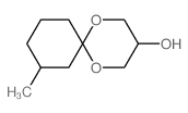 8-Methyl-1,5-dioxaspiro(5.5)undecan-3-ol Structure