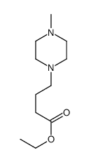 Ethyl 4-(4-methyl-1-piperazinyl)butanoate Structure