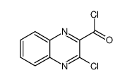 3-chloroquinoxaline-2-carbonyl chloride Structure