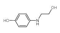 2-(4-hydroxyanilino)ethanol structure