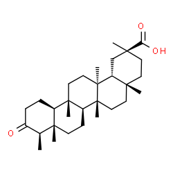 3-Oxo-D:A-friedooleanan-30-oic acid结构式