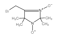 4-bromomethyl-2,2,5,5-tetramethyl-3-imida-zoline-3-oxide-1-oxyl free radical Structure