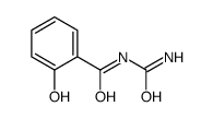 N-carbamoyl-2-hydroxybenzamide Structure