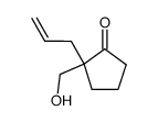 Cyclopentanone, 2-(hydroxymethyl)-2-(2-propenyl)- (9CI) structure