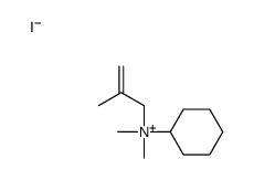 cyclohexyl-dimethyl-(2-methylprop-2-enyl)azanium,iodide结构式