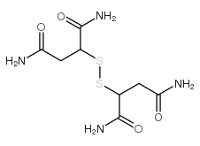 2,2'-Disulfanediyl-bis-succinamide结构式