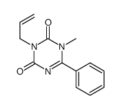 1-methyl-6-phenyl-3-prop-2-enyl-1,3,5-triazine-2,4-dione结构式