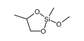 2-methoxy-2,4-dimethyl-1,3,2-dioxasilolane结构式