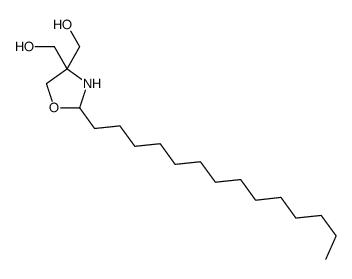 [4-(hydroxymethyl)-2-tetradecyl-1,3-oxazolidin-4-yl]methanol Structure