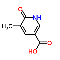 5-甲基-6-氧代-1,6-二氢吡啶-3-羧酸结构式