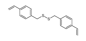 1-ethenyl-4-[[(4-ethenylphenyl)methyldisulfanyl]methyl]benzene Structure