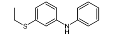 3-(Ethylthio)-N-phenylbenzenamine structure