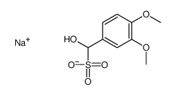 sodium alpha-hydroxy-3,4-dimethoxytoluene-alpha-sulphonate Structure