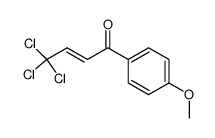 p-Methoxyphenyl-3,3,3-trichlor-prop-1-enyl-keton Structure