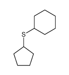 Cyclopentylthiocyclohexane Structure