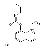 (1-prop-2-enylquinolin-1-ium-8-yl) N-propylcarbamate,bromide Structure