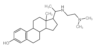 17-[1-(2-dimethylaminoethylamino)ethyl]-13-methyl-6,7,8,9,11,12,14,15,16,17-decahydrocyclopenta[a]phenanthren-3-ol structure