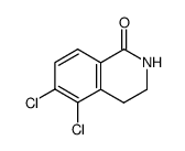 5,6-dichloro-3,4-dihydro-1(2H)-isoquinolinone Structure