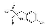 alpha-monofluoromethyl-4-tyrosine structure