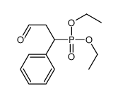 3-diethoxyphosphoryl-3-phenylpropanal Structure