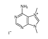 7,9-dimethyladeninium iodide Structure