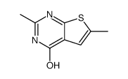 2,6-DIMETHYLTHIENO[2,3-D]PYRIMIDIN-4-OL结构式