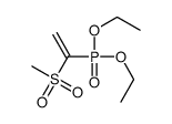 1-diethoxyphosphoryl-1-methylsulfonylethene结构式