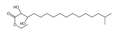 ethyl (2S,3R)-2,3-dihydroxy-15-methylhexadecanoate Structure