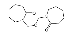 1-[(2-oxoazepan-1-yl)methoxymethyl]azepan-2-one Structure