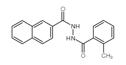 2-Naphthalenecarboxylicacid, 2-(2-methylbenzoyl)hydrazide structure