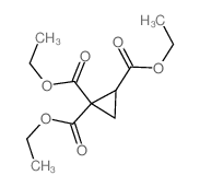 1,1,2-Cyclopropanetricarboxylic acid, triethyl ester structure