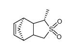 (1S,4R,7S)-1-methyl-1,3,3a,4,7,7a-hexahydro-4,7-methanobenzo[c]thiophene 2,2-dioxide结构式