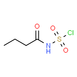 Sulfamoyl chloride,(1-oxobutyl)- (9CI) structure