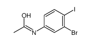 N-(3-bromo-4-iodophenyl)acetamide Structure