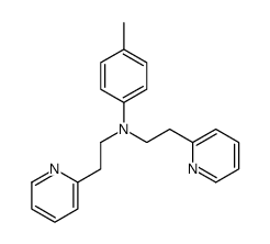 4-methyl-N,N-bis(2-pyridin-2-ylethyl)aniline Structure